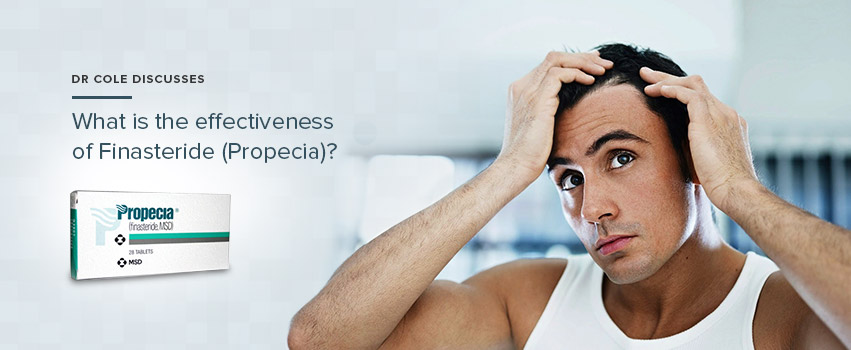 Dr Cole Discusses: What is the Effectiveness of  Finasteride (Propecia)?